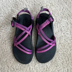 Pink & Purple Double Strap Chacos